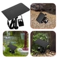 thumbnail image 1 of YOSADIER Solar Powered Fountain Resin Black For Outdoor Enthusiasts In Gardens 1Set, 1 of 5