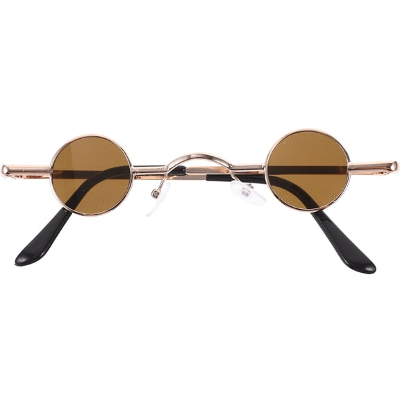 NICEXMAS Party Sunglasses Small Round Multi Color Lightweight Durable Retro Style for Outdoor Celebrations