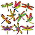 thumbnail image 1 of Decorative Screen Magnets, Vibrant Color Dragonfly Pattern for Screen Door Protector, Double Sided Magnetic Flexible Screen Door Stickers, Prevent Injuries for Pets and Guests, 12, 1 of 5