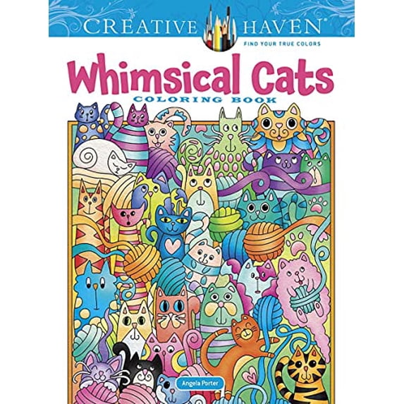 Pre-Owned Creative Haven Whimsical Cats Coloring Book (Paperback) 0486848663 9780486848662