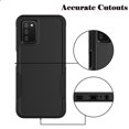 thumbnail image 2 of For Galaxy A03S Case, 2 in 1 Heavy Duty Armor Shockproof Cases,Hisdou Hybrid Dual Layer Rubber Drop Protection Grip Plastic Bumper Sturdy Phone Cover for Samsung Galaxy A03S 6.5"-Black, 2 of 6