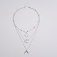thumbnail image 2 of 4-piece Set Fashionable Adjustable Necklace Set, Exquisite Multi-layer Necklace, Women's Jewelry Valentine's Day Gift, 2 of 6