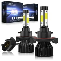 9008/H13 For Dodge Caravan 2008 2009 2010 LED Headlight Kit Bulbs, Super Bright Cool White High Power Lamps, High Low Beam, 4000LM 6500K 40W, CANbus Ready, Easy to Install, Enhanced Visuals