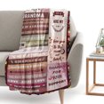 thumbnail image 6 of Grandma Gifts Blankets from Granddaughter Mothers Day Blanket Gifts for Grandma Birthday Gifts for Grandma Christmas Thanksgiving Gifts Ideas Throw Blankets, 6 of 8