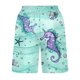 thumbnail image 5 of Puntoco Pantalones Cortos Con Estampado Hawaiano Para Hombre, Pantalones Cortos Con Bolsillo Y Cordón, Color M, 5 of 5