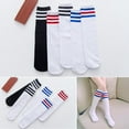 thumbnail image 3 of Children Warm Socks Striped Cotton Socks Middle Tube Socks Sport Soccer Socks for Kids Boy Girl, 3 of 7