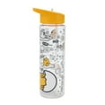 thumbnail image 2 of Gudetama Lazy Egg Skillets & Arrows AOP 24 Oz Single Wall Plastic Water Bottle, 2 of 7