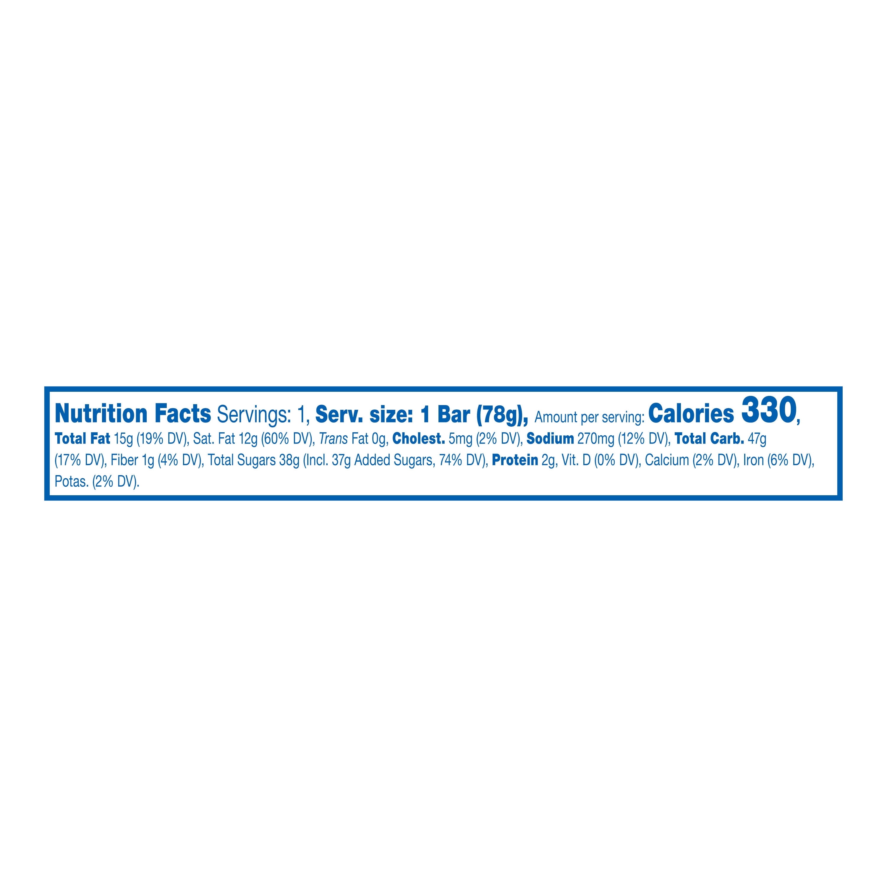 Hostess Kaz-Bars, Fudge Coated Chocolate Cake, Chocolate and Carmel Filling, Single Serve, 2.75 oz, 1 Count