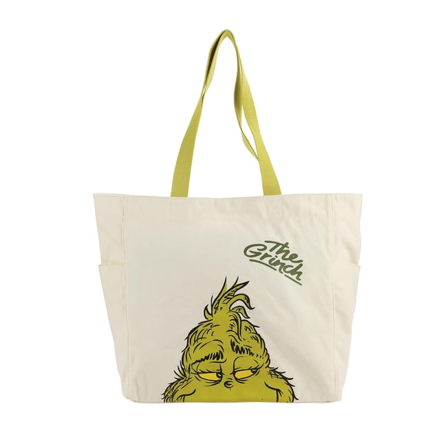 Bolso Tote Bioworld Grinch de Lona 39x38 cm Grande