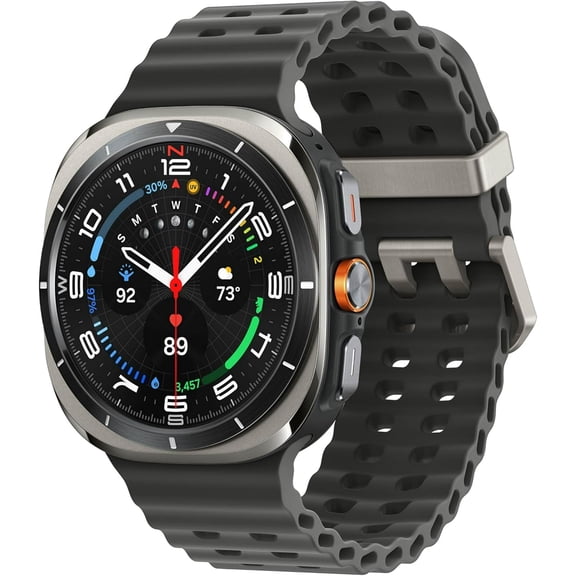 Restored Samsung Galaxy Watch Ultra (2025) 47mm LTE Smartwatch Titanium Silver (Refurbished)