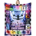 thumbnail image 1 of LHSHID Cheerleader Blanket Cheerleading Gifts for Girls Teens Women Cheer Gifts for Cheerleaders Soft Lightweight Throw Blanket 30x40in, 1 of 6
