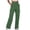 Green, variant on Sentmoon Warm Pants for Women Plus Size High Waist Women's Athletic Pants Multiple Pockets Loose Wide Leg Solid Color Breathable Track Pants Winter Fashion for Relaxing at Home XL