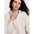 thumbnail image 5 of Scenario Women's and Women's Plus Zip Front Fleece Hoodie Jacket, Sizes XS-4X, 5 of 6