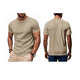thumbnail image 2 of Camiseta de Viscosa de Bambú para Hombre, Ultra Suave, , con Cuello Redondo Refrescante, Informal, Básica, Interior Caqui L, 2 of 6