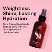 LANGE HAIR Marula Oil Hydrating Mist for Frizzy Hair | Reduces Frizz & Flyaways | Locks in Moisture & Shine