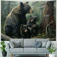 thumbnail image 4 of BCIIG  Hautman Brothers Wildlife Art Woven Tapestry Throw Blanket,  Naptime, 4 of 6