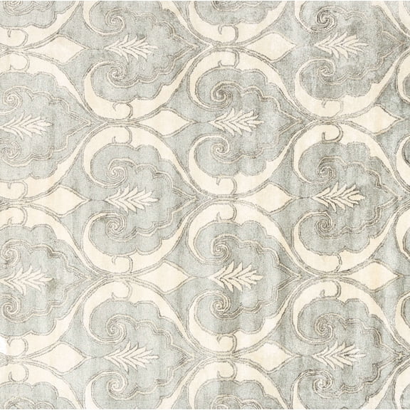 Ahgly Company Machine Washable Indoor Rectangle Contemporary Champagne Beige Area Rugs, 5' x 7'