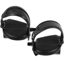 Durable Plastic Mountain Bike Pedals with Non-Slip Platform for Bicycle Use Black 1 Pair