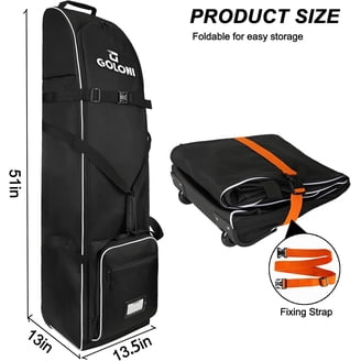 OGIO Savage Padded Zippered Golf Bag Travel Cover Bag w/ Wheels