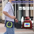 thumbnail image 7 of Case for iPad (A16) 11th/10th Gen 11/10.9 inch 2025/2022, 360 Degree Rotating Hand Grip Shockproof Cover with Shoulder Strap, NavyBlue Lime, 7 of 7