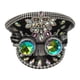 thumbnail image 3 of Tocado Tocado Decoración Sombrero Discoteca Lentejuelas Brillantes con Gafas Gorra Gótica para Negro, 3 of 9