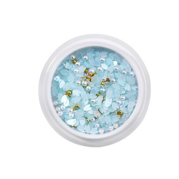 UDIYO 1 Box Nail Art Sequins Ultra-thin Petal 3D Effect Decorative Vivid Color Non-fading Manicure Decoration DIY Cherry Blossoms Nail Glitter Flakes Nail Accessories
