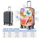 thumbnail image 4 of Fotbe Flowers And Birds Watercolor Funda Protectora para Equipaje, Antirrayones y Resistente a la Suciedad, Compatible con Maletas de 18 a 32 Pulgadas-Small, 4 of 7