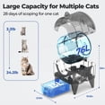 thumbnail image 3 of Caja higiénica autolimpiante Duabes extra grande para gatos, 3 of 8