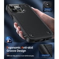 thumbnail image 2 of Pour iphone 15 Pro Max Case, Étui de Téléphone Protecteur Robuste à Double Couche pour iphone 15 Pro Max Neuf, Noir, 2 of 14