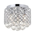 thumbnail image 3 of Living District LD5010F10C Tully 3 Light Chrome Flush Mount, 3 of 4