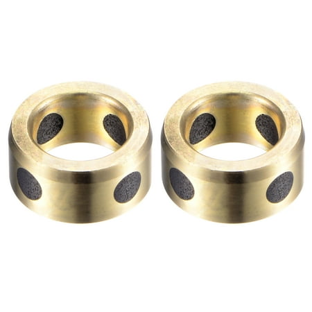 

Uxcell 8mm x 12mm x 6mm Sleeve Bearings Wrapped Oilless Bushings Brass Graphite 2 Pack