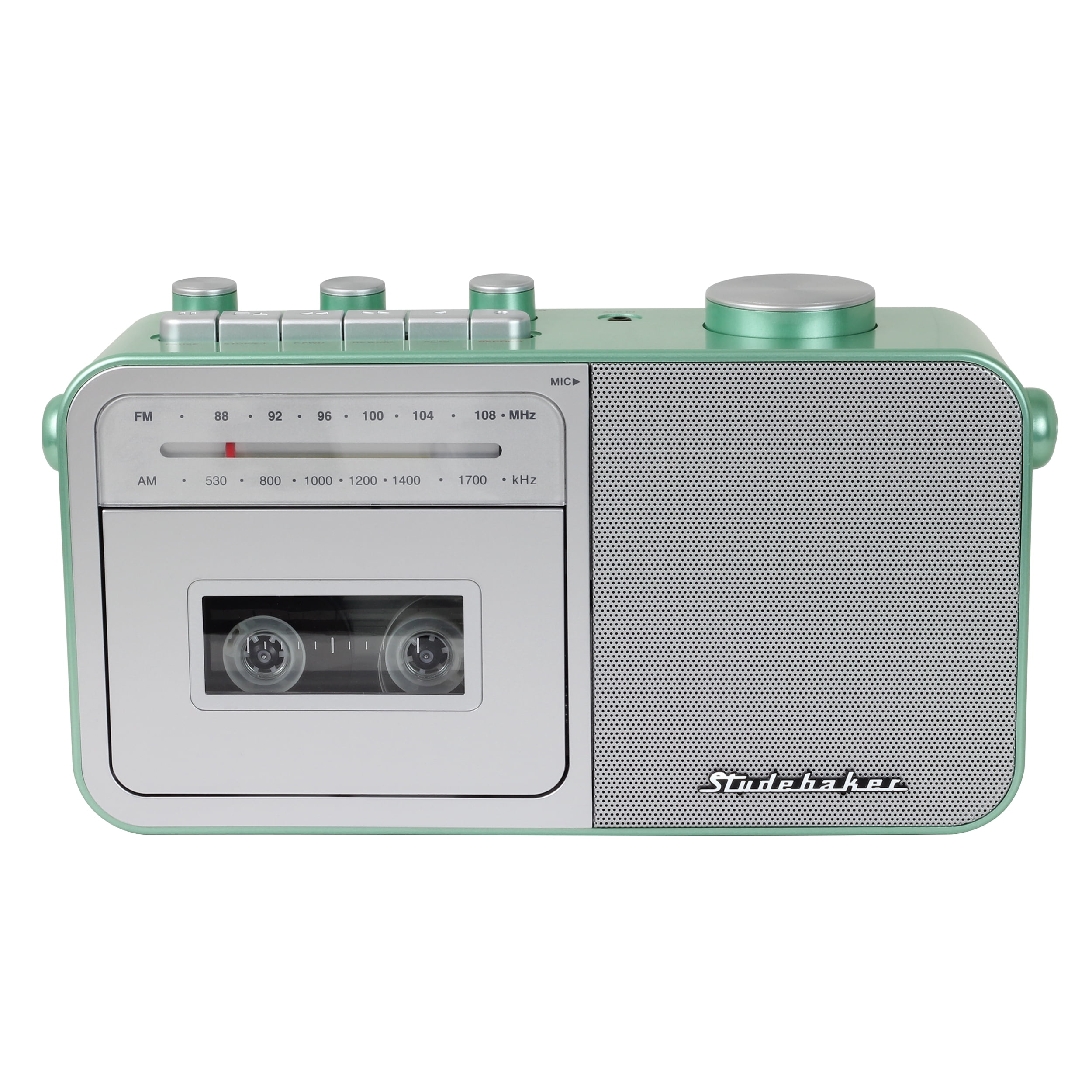 Studebaker SB2130RG Portable Cassette Player/Recorder with AM/FM Radio (Rose Gold)  [MISC ACCESSORY]