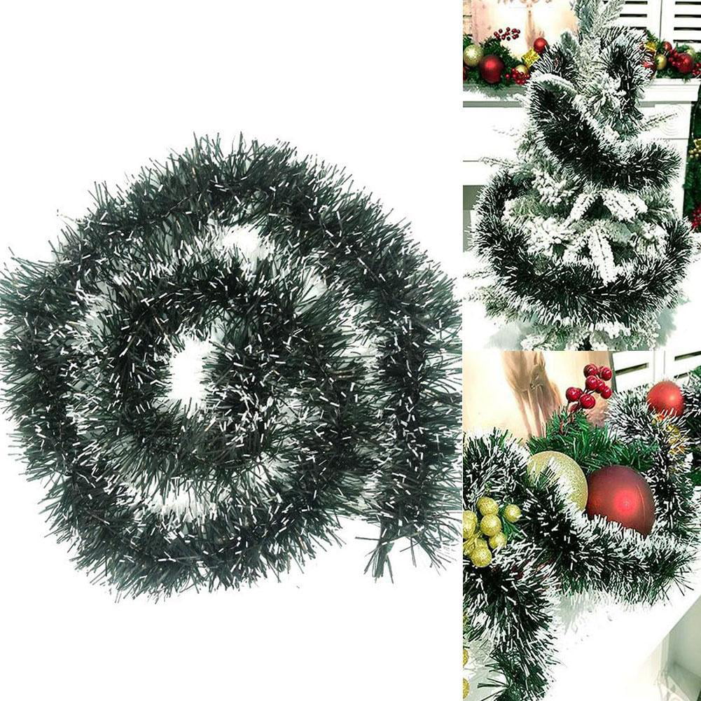 2M Christmas Party Xma Tree Ornaments Decorations 6.5Ft Tinsel Hanging Color Bar 