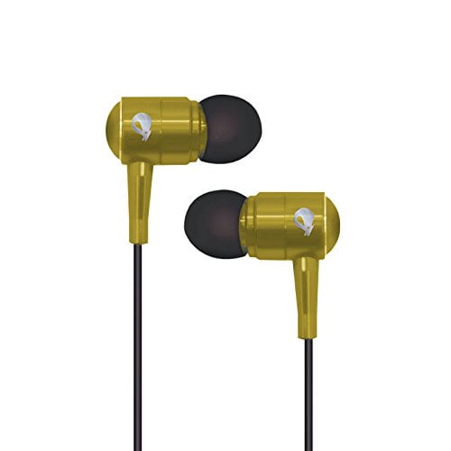 Spider Usa Speb111 Yl Sapphire Series Metal Earbuds Yellow Walmart Com Walmart Com
