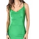 thumbnail image 5 of Vestido midi escote drapeado Roman Fashion /Juvenil, 9301 (Verde) verde G, 5 of 6