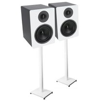 Pair Rockville APM6W 6.5" 350W Powered USB Studio Monitor Speakers 37" Stands
