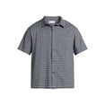 thumbnail image 5 of No Boundaries Plaid Shirt with Short Sleeves, Men's XS-4XLT, 5 of 5