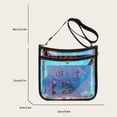 thumbnail image 2 of Bolso de hombro para mujer FLhrweasw Moda láser Transparente Hobo negro regalo de cumpleaños, 2 of 9