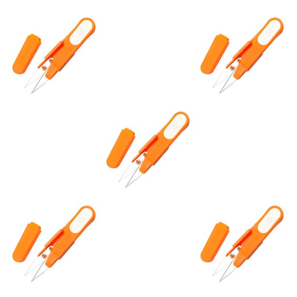 Tijeras de hilo de pescar Greeniant Acero inoxidable mini color Negro/Azul/Naranja
