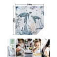 thumbnail image 4 of Summer Sea Turtle Cloth Napkins Set of 6 Reusable Dinner Napkins, Ocean Coastal Coral Flower Blue Cocktail Napkin Washable Table Napkins for Wedding/Holiday Party/Baby Shower 20"x20", 4 of 7