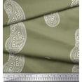 thumbnail image 3 of Soimoi Rayon Fabric Paisley Block Print Fabric by Yard 42 Inch Wide, 3 of 3