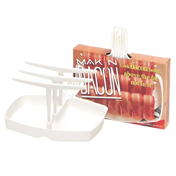 ACDANC Bacon Microwave Cooker,Vertical Grease-Draining Design Microwave Bacon Cooker,Durable & Easy to Clean Bacon Pan for Oven Bacon Pan