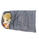 thumbnail image 3 of Saco de dormir para perros con bolsa de almacenamiento, cama para perros impermeable, cálida y plegable para viajes, Camping, senderismo, mochilero (gris + naranja), 3 of 5