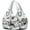 Blackflower, variant on Vegan Leather Purse for Women Fashion Hobo Style Floral Handbag