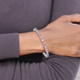 thumbnail image 5 of Amethyst Stone Bracelet 12.76 Carat in 925 Sterling Silver Birthstone Bracelets for Women, 5 of 7