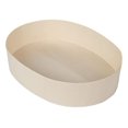 Taipei 38 Ounce Food Containers 100 Oval Wooden Bento Boxes Lids Sold