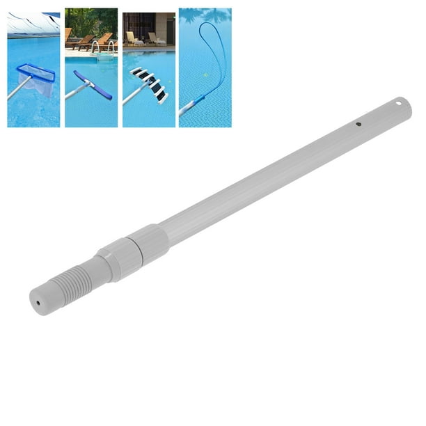 Zyyini Telescopic Pole,Swimming Pool Pole 2 Section Aluminium Telescopic  Pole Rod Cleaning Tool Supplies for Skimmer Net,Swimming Pool Pole 