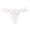 White, variant on Women's Panties Lace Thong Massage Pearl Transparent Briefs for Women Seamless Comfort with Delicate Details Black XL
