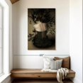 thumbnail image 2 of Elephant Stock Night Scented Girl Wall Art - Vertical Canvas Wall Art - Living Room Wall Decor - Gothic Canvas - Brown And Beige Decor By Kiyo Murakami - 30" x 45", 2 of 4
