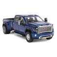 thumbnail image 2 of 1/64 2022 GMC Sierra 3500 Denali Dually, Pacific Blue, Karson Diecast 51546-A, 2 of 5
